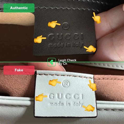 how do you know if gucci is real or fake